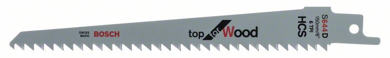 List univerzalne testere S 644 D Bosch 2608650673, Top za Drvo