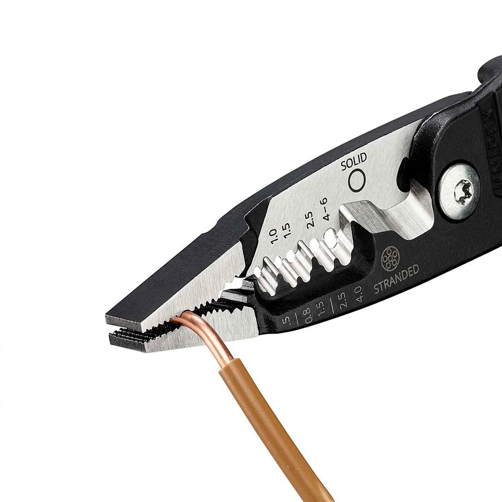 Knipex 13 71 200 ME Kombinovana električarska klešta za skidanje izolacije 200mm sa gumiranim ručkama - Slika 3