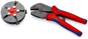 Knipex 97 33 01 MultiCrimp® klešta za stezanje sa rezervoarom za brzu izmenu 250 mm