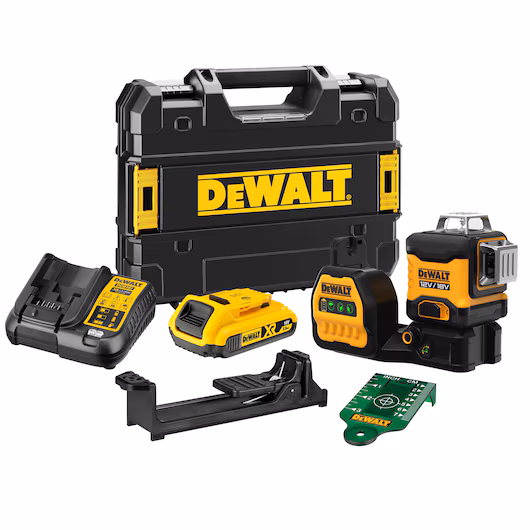 DeWalt DCE089D1G18 12v/18V aku linijsku laser, 1x2.0Ah