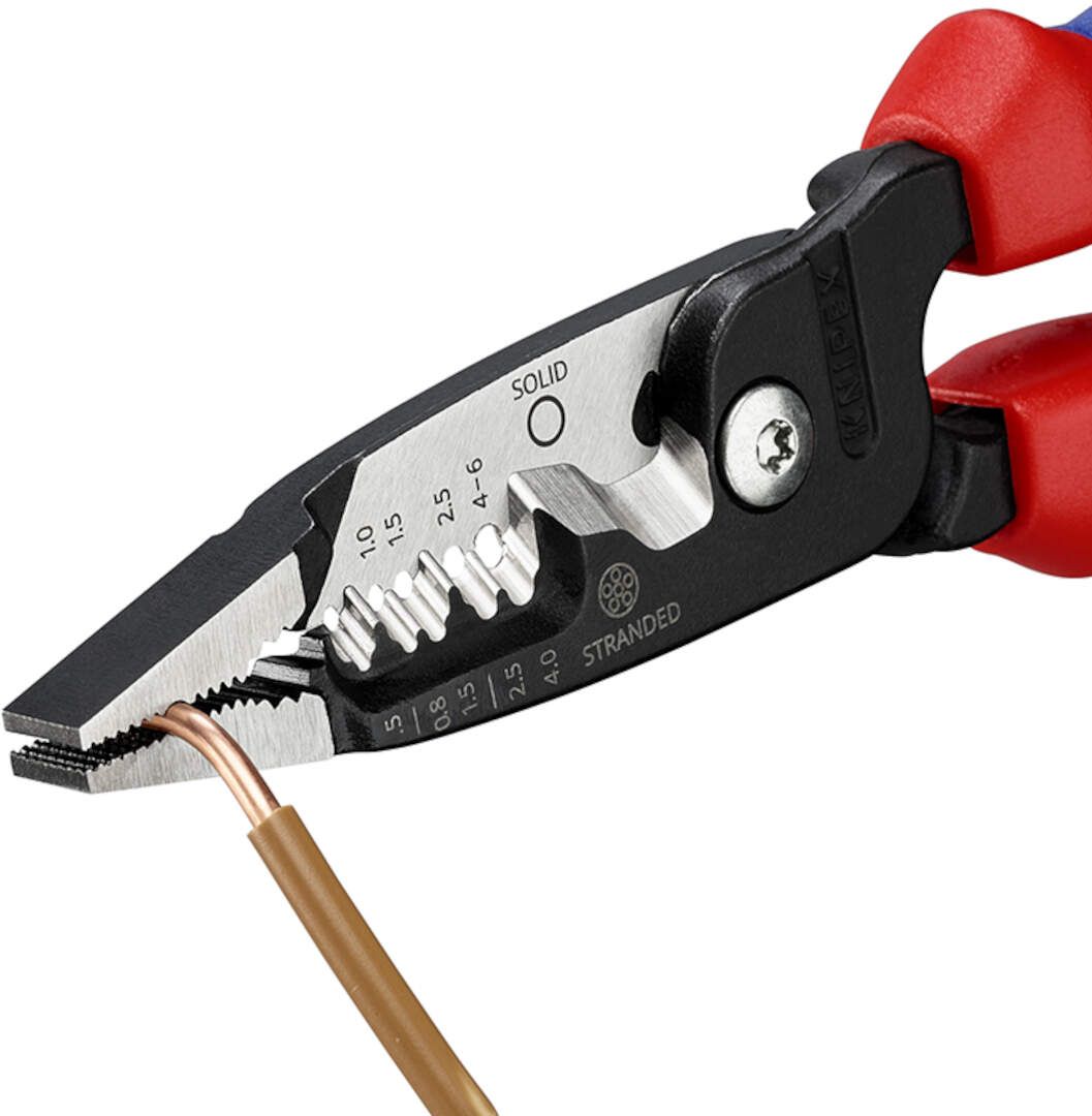 Knipex 13 72 200 ME Kombinovana električarska klešta za skidanje izolacije 200mm - Slika 3