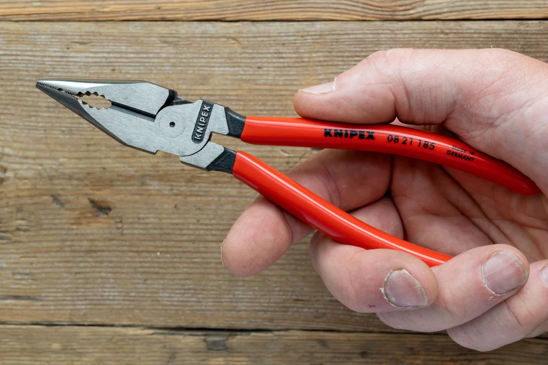 Knipex 08 21 185 Kombinovana špic klešta 185mm, sa gumiranim ručkama - Slika 3