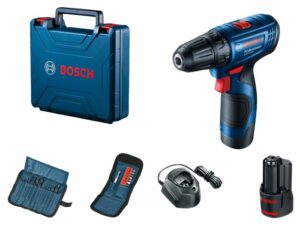 Bosch GSR 120 li akumulatorska bušilica-odvrtač 2x2.0Ah, 06019G8002 + 21-delni set