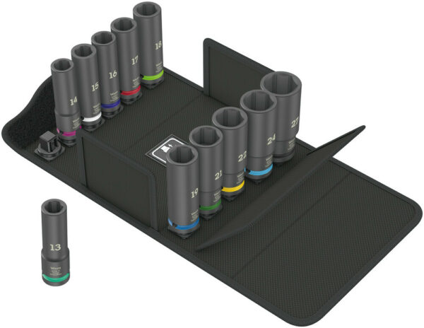 Wera Impaktor set dubokih nasadnih ključeva, 11 delova, 05004841001, 1/2"