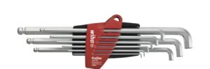 Wiha 35480 set imbusa u ProStar držaču, mat hromirani sa kuglom, sa kratkim osovinama, 9 delova, 1.5-10mm