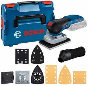 Bosch GSS 18V-13 Akumulatorska vibraciona brusilica-šlajferica u L-Boxx koferu, Solo 06019L0101