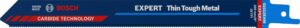 Bosch EXPERT „Thin Tough Metal“ S 1022 EHM list univerzalne testere, pakovanje 1 komad, 2608900363