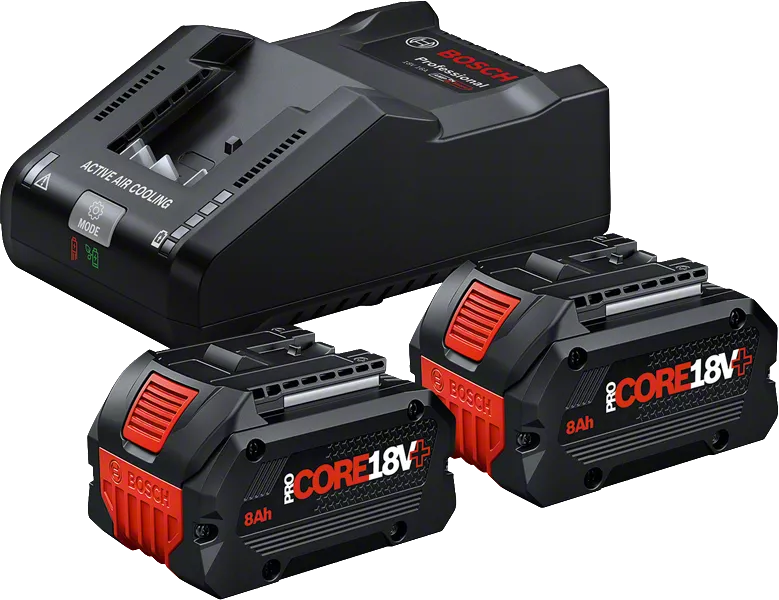 Bosch Set 2x PROCORE18V+ 8.0Ah baterija + punjač GAL 18V-160 C 1600A02X03