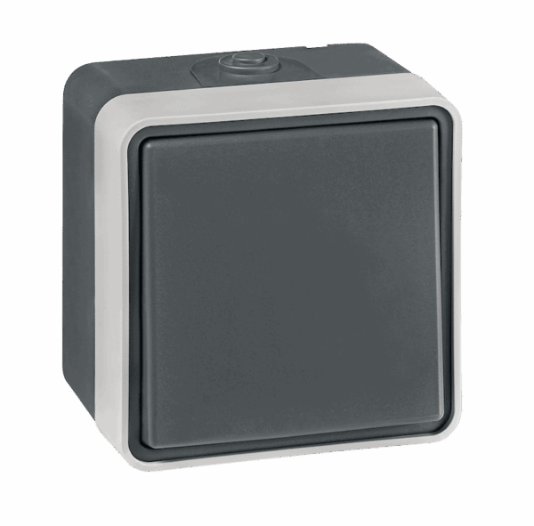 22501.A1 Sklopka jednopolna PROTECTA 10AX 250V~ IP55, tamno siva