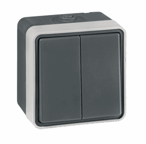 22503.A1 Sklopka naizmenična PROTECTA 10AX 250V~ IP55, tamno siva
