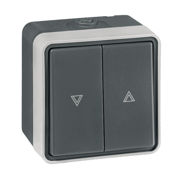 22507.A1 Taster sklopka roletne PROTECTA 10AX 250V~ IP55, tamno siva