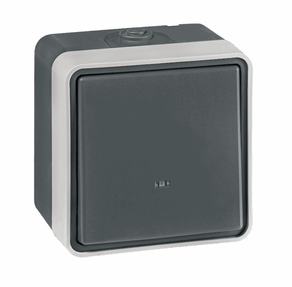 22511.A1 Sklopka jednop. sa indik. PROTECTA 10AX 250V~ IP55, tamno siv