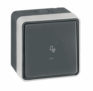 22516.A1 Taster skl. zvono sa ind. PROTECTA 10AX 250V~ IP55, tamno siv