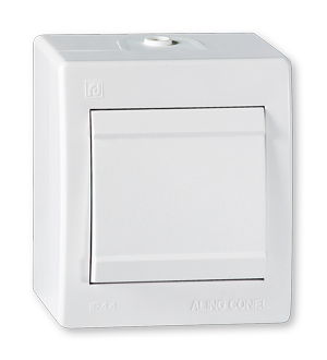 251.00 Sklopka jednopolna POWER10A 250V~ IP44, bela