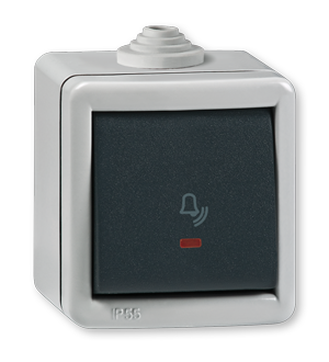 286I.1A Taster sklopka za zvono ARMOR sa indik. 10A 250V~ IP55,