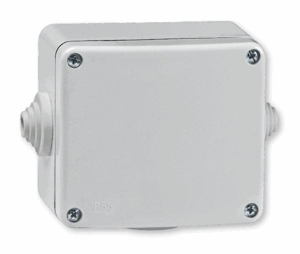 291.1 Kutija razvodna ARMOR 500V 80x70 IP55 sa 3 uvoda, sivo /