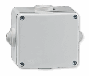 292.1 Kutija razvodna ARMOR 500V 80x70 IP55 sa 4 uvoda, sivo /