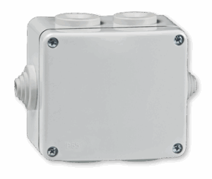 293.1 Kutija razvodna ARMOR 500V 80x70 IP55 sa 6 uvoda, sivo /