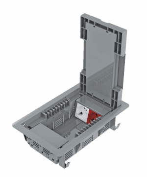 3122709 DK-MX 2 Kutija podna za module 146x250, 8 modula siva