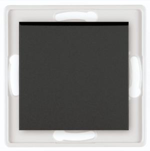 6005.E1 Mehanizam jednopolne sklopke PRESTIGE 10A 250V~, crni soft