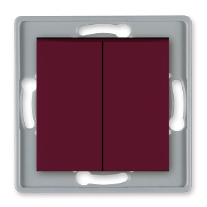 6006.3 Mehanizam serijske sklopke PRESTIGE 10A 250V~, bordo tas