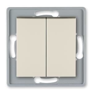 60072.9 Mehanizam duple naizm. sklopke PRESTIGE 10A 250V~, krem