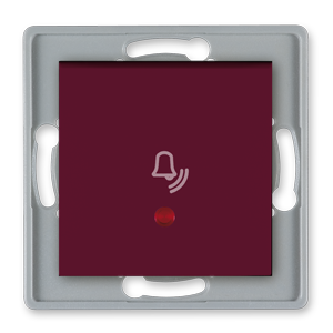 6010I.3 Mehanizam taster zvono PRESTIGE sa ind. 10A 250V~, bordo