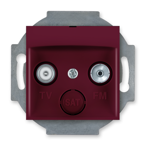 6012Z.3 Mehanizam ant. priklj. PRESTIGE TV/FM - završna, bordo b