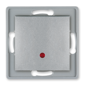 6027.S Meh. naizmen. sklopke PRESTIGE sa indik. 10A 250V~, met. sreb.