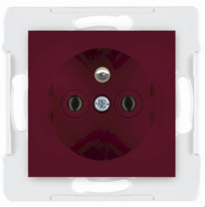 6035.3 Mehanizam priklj. dvopolne PRESTIGE NF standard, bordo b