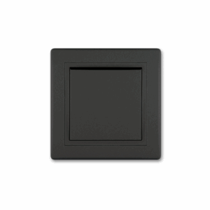 605.E1E1 Sklopka jednopolna PRESTIGE 10A 250V~, crna soft