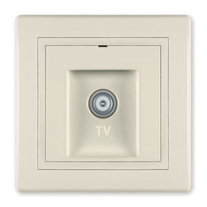 612I.99 Priključnica antenska PRESTIGE TV - završna individualna
