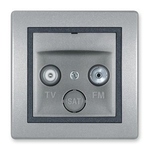 612P.S2S Priključnica antenska PRESTIGE TV/FM - prolazna, S2S
