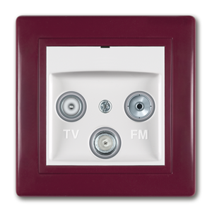612S.330 Priključnica antenska PRESTIGE TV/FM/SAT - završna, 330