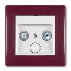 612Z.330 Priključnica antenska PRESTIGE TV/FM - završna, 330