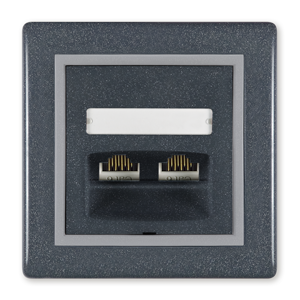 615.212 Priključnica komunikacijska PRESTIGE 2xRJ45 Cat6 UTP, 21