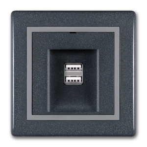 6161.212 USB punjač PRESTIGE 2xUSB A 2,1A 5V=, 212
