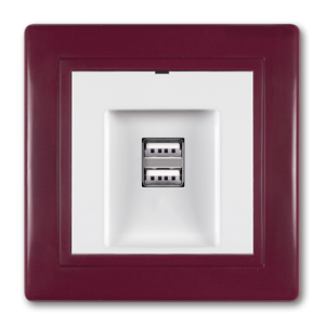 6161.330 USB punjač PRESTIGE 2xUSB A 2,1A 5V=, 330