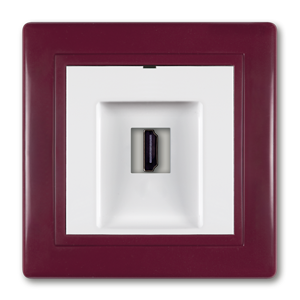 6163.330 Priključnica PRESTIGE HDMI/HDMI female Keystone, 330