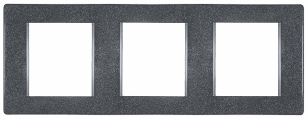 65031.2 Maska višestruka MODE 3x2M horizontalna, sivo-grafit