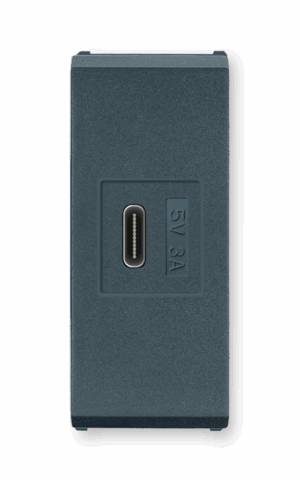 6626.A USB C punjač MODE 1M 3A 5V=, antracit