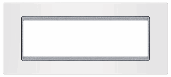 70107.0S Maska 7M EXP BASIC, bela sa silver nosačem