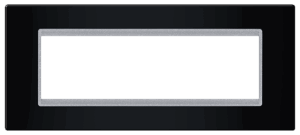 70107.ES Maska 7M EXP BASIC, crna sa silver nosačem