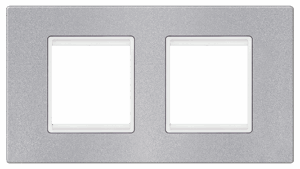 70122.S0 Maska 2X2M horizontalna EXP BASIC, silver sa belim nosačem
