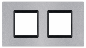 70122.SE Maska 2X2M horizontalna EXP BASIC, silver sa crnim nosačem