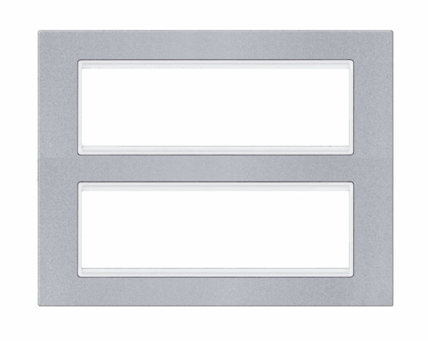 70127.S0 Maska 2x7M vertikalna EXP BASIC, silver sa belim nosačem