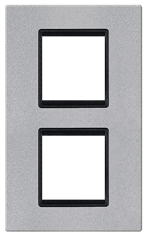 70142.SE Maska 2X2M vertikalna EXP BASIC, silver sa crnim nosačem