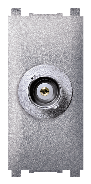 74282.S Priključnica audio/video EXP BNC/BNC 1M, silver