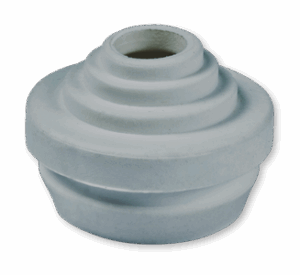 932.1 Uvodnica kablovska PVC otvorena za kablove do fi14mm, siva