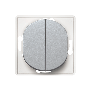 E606.S Sklopka serijska bez maske EON 10AX 250V~, silver